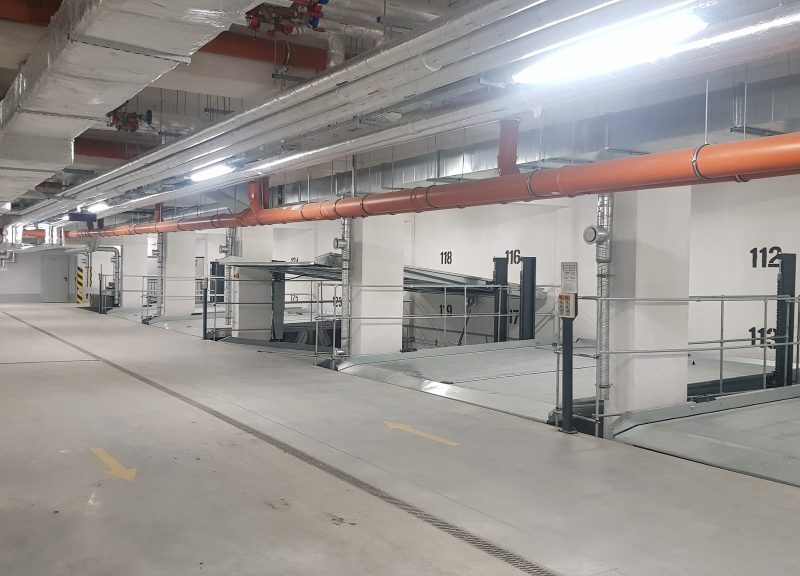 Platformowy system parkingowy De-Park typu De-37