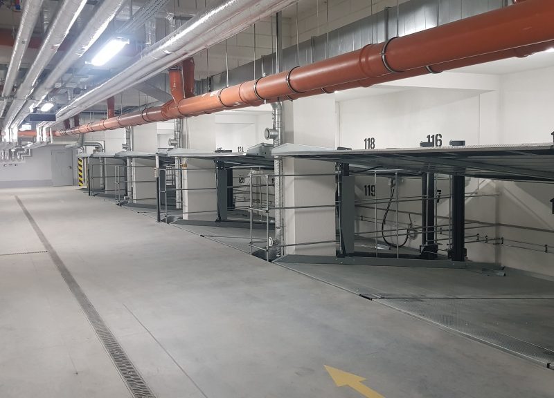 Platformowy system parkingowy De-Park typu De-37