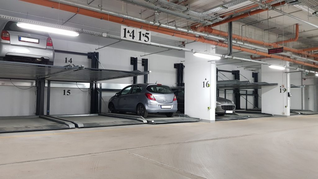 Parking w systemie półautomatycznym De-61 i De-63