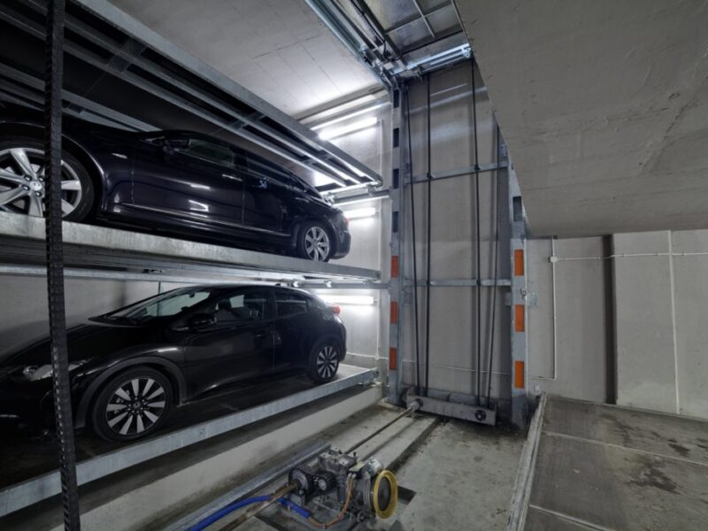 Parking automatyczny systemu Automatic Tarnsverseparker