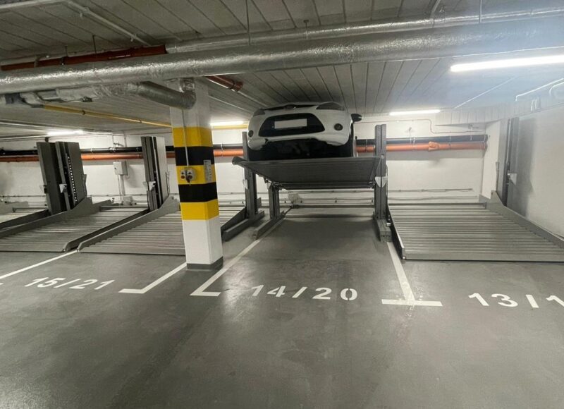 Parking podziemny z zastosowaniem platform NKPXL