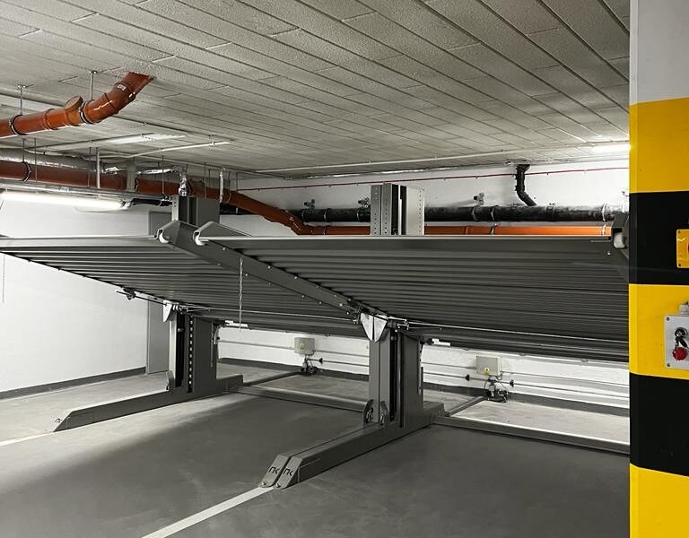 Parking podziemny z zastosowaniem platform NKPXL