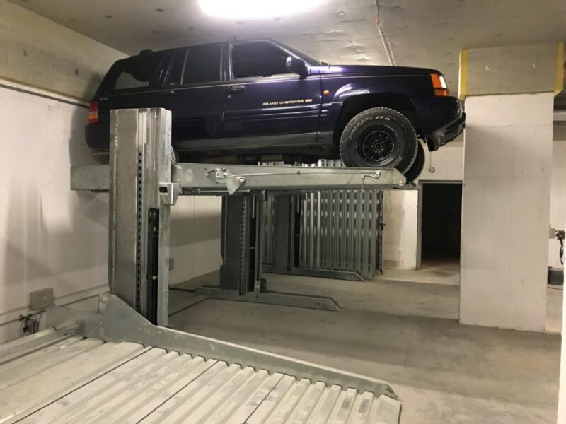 Parking podziemny z zastosowaniem platform NKPXL