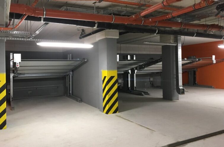 Parking podziemny z zastosowaniem platform NKPXL