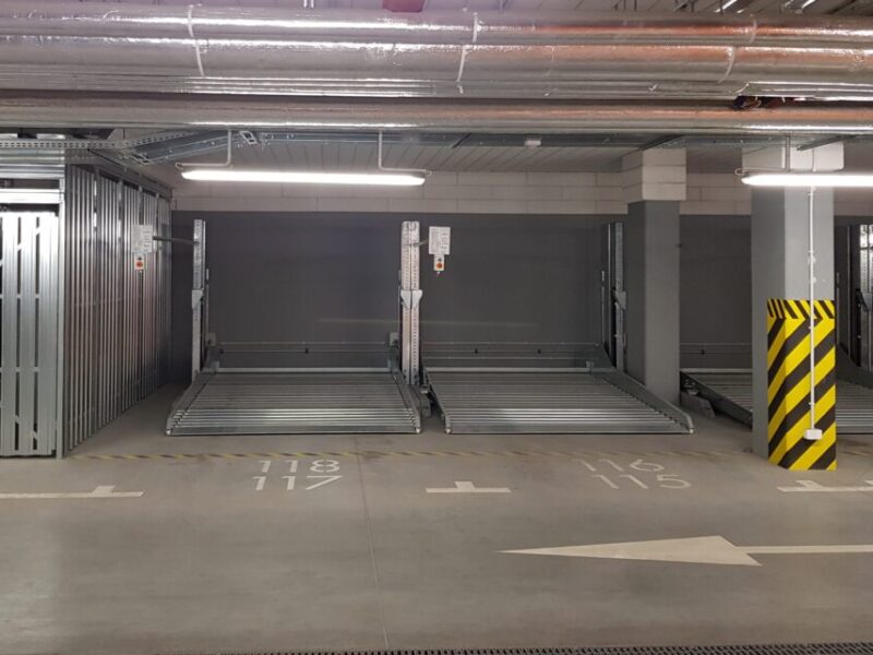 Parking podziemny z zastosowaniem platform NKPXL
