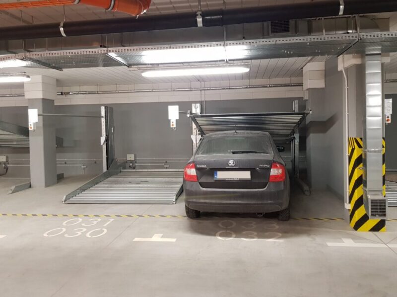 Parking podziemny z zastosowaniem platform NKPXL