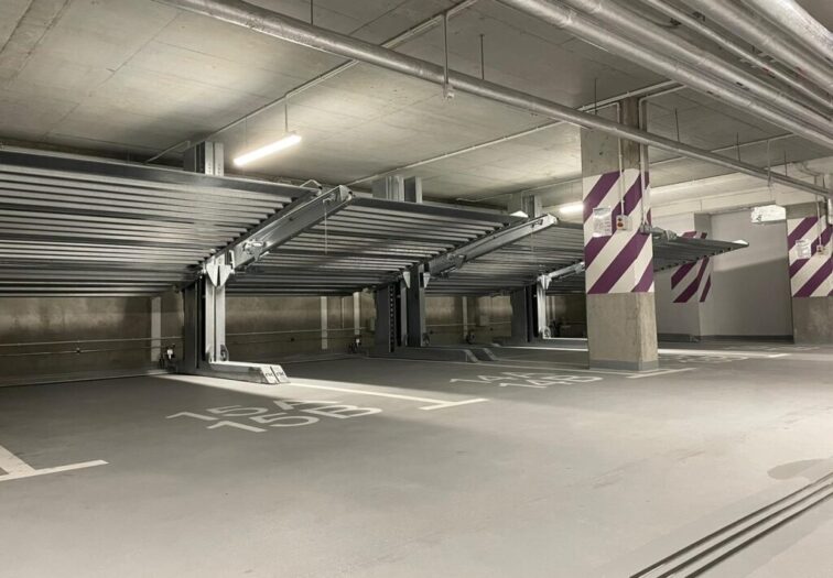 Parking podziemny z zastosowaniem platform NKPXL