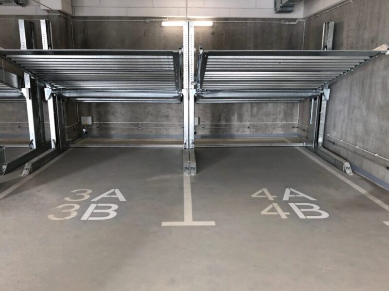 Parking podziemny z zastosowaniem platform NKPXL