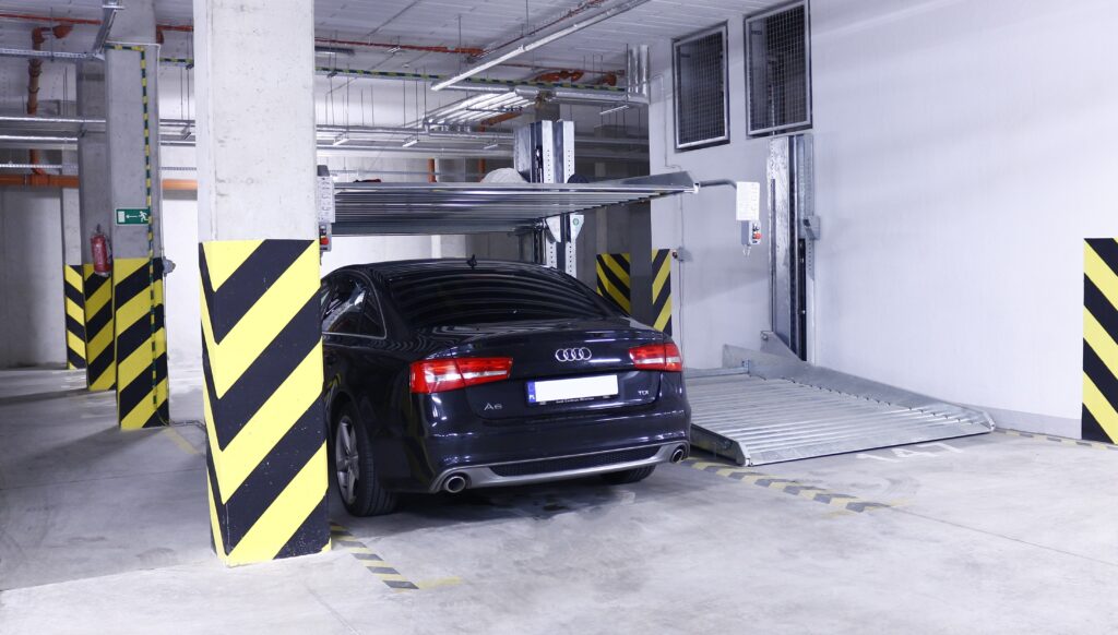 Parking podziemny z zastosowaniem platform NKPXL