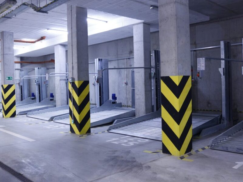 Parking podziemny z zastosowaniem platform NKPXL
