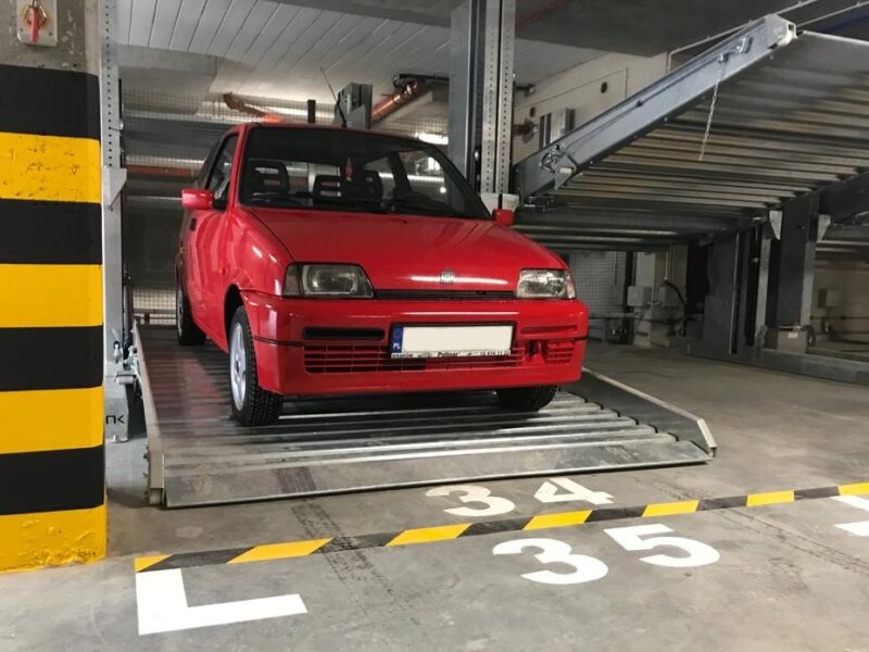 Parking podziemny z zastosowaniem platform NKPXL