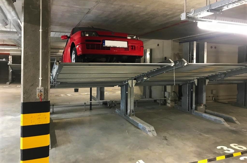 Parking podziemny z zastosowaniem platform NKPXL