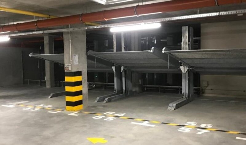 Parking podziemny z zastosowaniem platform NKPXL